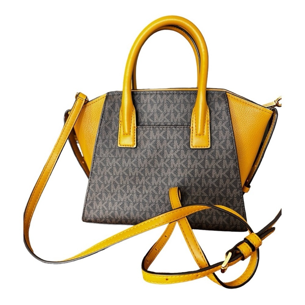 Michael Kors Avril Small Satchel Bag marigold - Picture 3 of 9